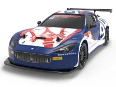 TechKidz, 1/24 avto na daljinsko upravljanje 2,4 GHz - model Maserati Granturismo GT3, Bela / Modra