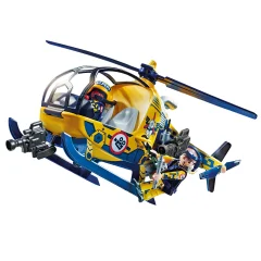 Playmobil, 70833 Komplet helikopterja in strelske posadke za letalske kaskaderske podvige, 36 kosov, Ve?barvno