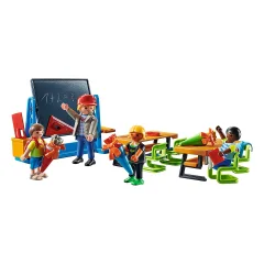 Playmobil, Playmobil Komplet u?itelja in šole City Life z dodatki, Ve?barvno