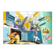 Ravensburger, Sestavljanka 24 kosov z motivom Tom in Jerry proizvajalca Giant Floor Collèction, Ve?barvno