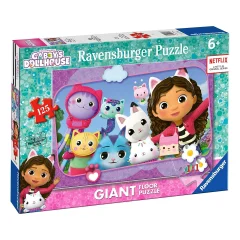 Ravensburger, Velikanska talna sestavljanka 125 kosov Gabby's Doll House, Ve?barvno