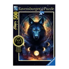 Ravensburger, 500 kosov sestavljanka Light Wolf, Ve?barvno