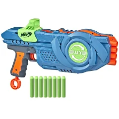 Hasbro, Rifle Blaster Elite 2.0 Flipshots Flip-8 Swivel Barrels z 8 puš?icami, Modra