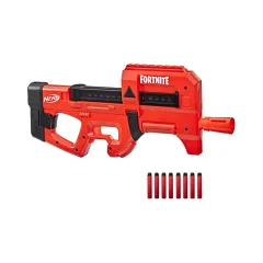 Hasbro, Fortnite kompaktna Smg motorizirana pištola Blaster za igra?e z 8 puš?icami, Rde?a / ?rna