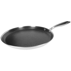 Cheffinger, Premium Inox Ponev za Pala?inke Proti Prijemanju z Satjem 28 cm, Srebrna