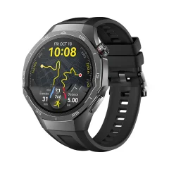 Silikonski pašček za uro 22MM za HUAWEI WATCH GT5 Pro 46MM Black