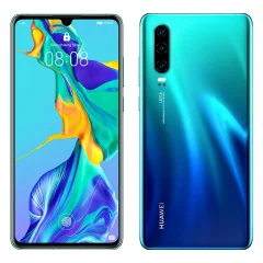 Obnovljeno - znaki rabe - Huawei P30 modra 4G 128 GB 6 GB ram dual sim - svetli znaki uporabe obnovljeno