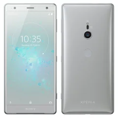 Obnovljeno - znaki rabe - Sony Xperia XZ2 srebrn 64 GB 4 GB ram dual sim - vidne oznake uporabe obnovljeno