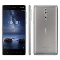 Obnovljeno - znaki rabe - Nokia 8 siva 64 GB 4 GB ram dual sim 4G - vidne oznake uporabe obnovljeno