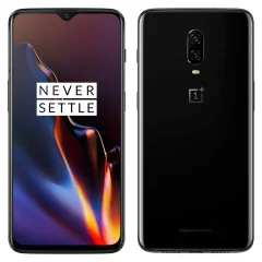 Obnovljeno - znaki rabe - OnePlus 6T crn 256 GB 8 GB ram dual sim - vidne oznake uporabe obnovljeno