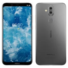 Obnovljeno - znaki rabe - Nokia 8.1 siva 4G 64 GB 4 GB ram dual sim - svetli znaki uporabe obnovljeno