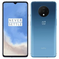 Obnovljeno - znaki rabe - OnePlus 7T modra 128 GB 8 GB ram dual sim 4G - vidne oznake uporabe obnovljeno