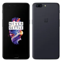 Obnovljeno - znaki rabe - OnePlus 5 grafitno siv 64 GB 6 GB ram dual sim - vidne oznake uporabe obnovljeno