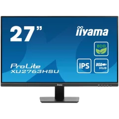 Monitor Iiyama 68,6 cm (27,0") XU2763HSU-B1 1920x1080 100Hz IPS 3ms HDMI DisplayPort 2xUSB3.2 Zvočniki  3H sRGB96% FreeSync ProLite