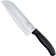 Kuharski nož SWISS CLASSIC s krogličnim brušenjem Santoku, dolžina 170/298 mm