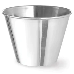 Ramekin skleda, posoda za omake in pomake, nerjaveče jeklo, premer. 100 mm 12 kosov 340 ml - Hendi 400067