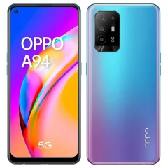 Obnovljeno - znaki rabe - Oppo A94 5G moder 128 GB 8 GB ram dual sim - vidne oznake uporabe obnovljeno