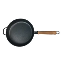 Grill King Cast Iron ponev z lesenim ročajem, 29 cm