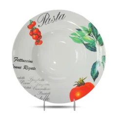 Grill King Table Tomato globok krožnik za testenine, 30,5 cm