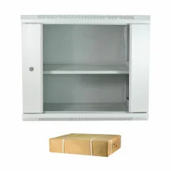 DATECH zidni kabinet 12U 635 600x600 siv + polica DP.6612.9000