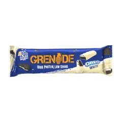 Grenade Protein Bar, Oreo White, 60 g - White Chocolate