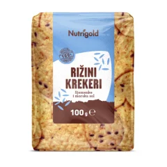 Riževi krekerji, Seme & Morska sol, 100 g