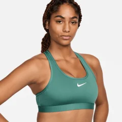 Nike Swoosh Padded Women’s Bra, Bicoastal/White - S