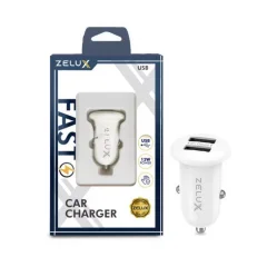 USB hitri avto polnilec 2x USB 12W