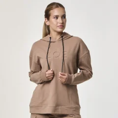 Anya Hoodie, Cream Brown - L