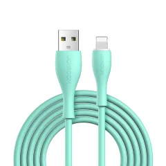 Kabel za iPhone USB-A - Lightning 3A, indikator polnjenja, 2m, zelen