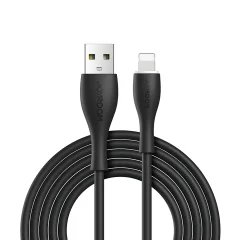 TPE kabel za iPhone USB-A - Lightning 3A 2m črn