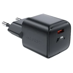 Omrežni polnilec Mini GaN PD 20 W USB-C, črn