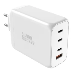 Zmogljiv GaN polnilec 200W 3xUSB-C PD USB-A QC 3.0 bel