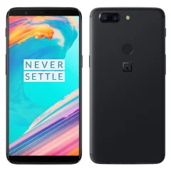 Obnovljeno - znaki rabe - OnePlus 5T 4G crn 128 GB 8 GB ram dual sim - vidne oznake uporabe obnovljeno