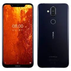 Obnovljeno - znaki rabe - Nokia 8.1 crna 4G 64 GB 4 GB ram dual sim - vidne oznake uporabe obnovljeno