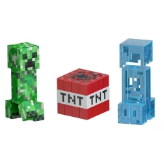 Mattel, Minecraft figurica Diamond Level Creeper z orožjem TNT Block in dodatki, Ve?barvno