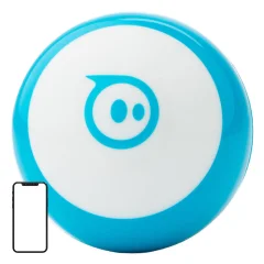 Sphero Mini M001BRW (modra) robot za učenje s kodirno kroglo.