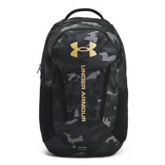 UA Bag Hustle 6.0 Backpack, Black/Metallic Gold - Universal