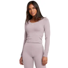 UA Shirt Vanish Seamless LS, Tetra Grey/White - S