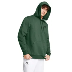 UA Hoodie Icon Fleece, Green Medium Heather - L