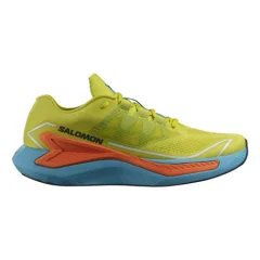 Salomon DRX Bliss Running Shoes, Sulphur Spring/Dragon Fire/Peacock Blue - 44 2/3