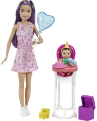 Mattel, Barbie Skipper Babysitter Inc Rojstni Set z Lutko in Dodatki, Ve?barvno