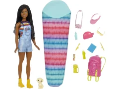 Mattel, Lutka Barbie - Brooklyn v kampu s kužkom, Roza