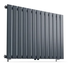 Blumfeldt Ontario, radiator, 100 x 60, 1/2" stranski in sredinski priklop, stenska montaža, 681 W - antracit