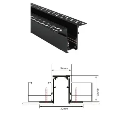 Magnetna tirnica 2m BU2