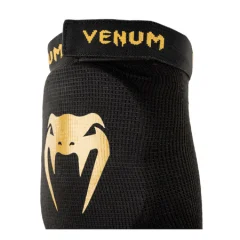 Venum Kontact Elbow Protector, Black/Gold - M