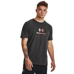 UA Global Lockertag SS Shirt, Jet Grey/White - L