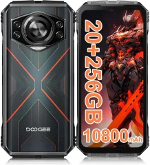 DOOGEE S Cyber 20/256GB,rdeča pametni robustni telefon Android 14，10800mAh 50MP+16MP