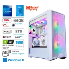 Računalnik MEGA TWR S10 i9-12900KF/RTX4080 Super/64GB/2TB-4.0/1000W/Win11Home/bel RGB