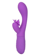 VIBRATOR RABBIT Calexotics Butterfly Kiss Flutter Purple